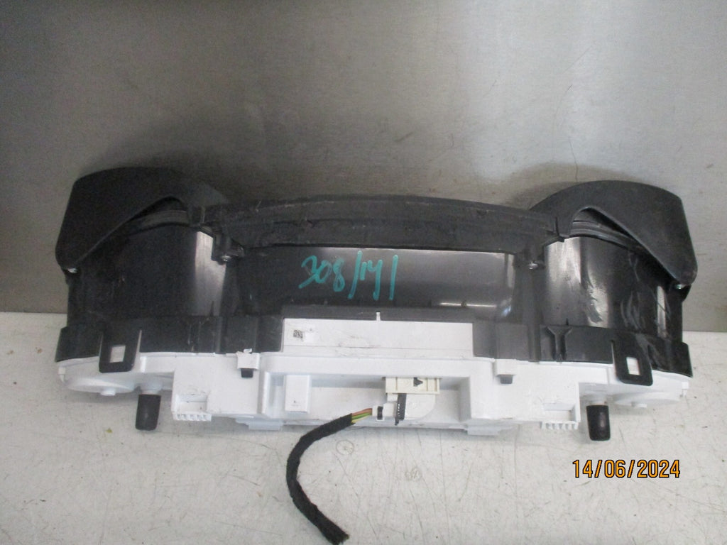 PEUGEOT 308 2014 MK2 1.6 DIESEL SPEEDOMETER INSTRUMENT CLUSTER 9809838480