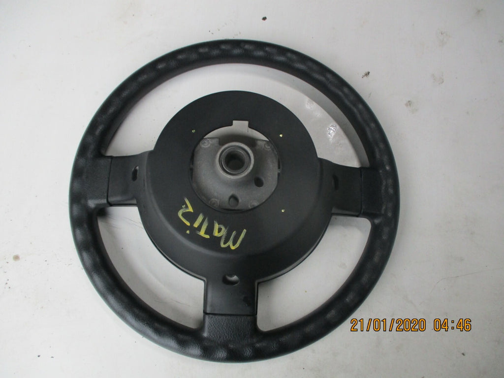 CHEVROLET MATIZ MK2 2009 3 SPOKE STEERING WHEEL ASSEMBLY FM9LABH9H