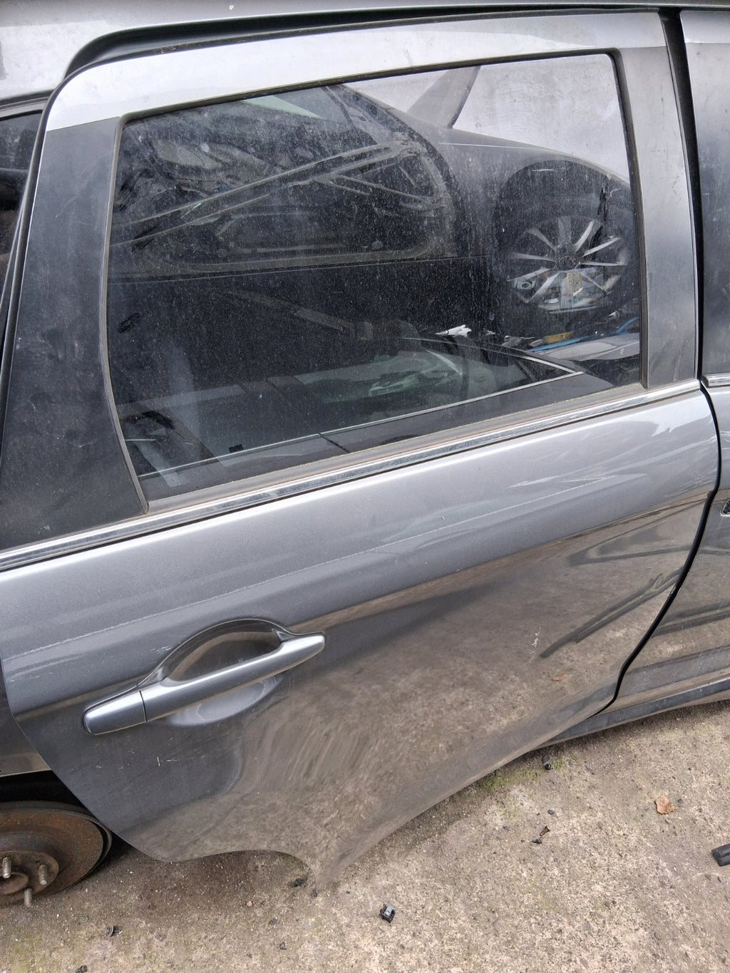 2020 MITSUBISHI ASX OSR DRIVER SIDE REAR RIGHT BARE DOOR TITANIUM GREY METALLIC