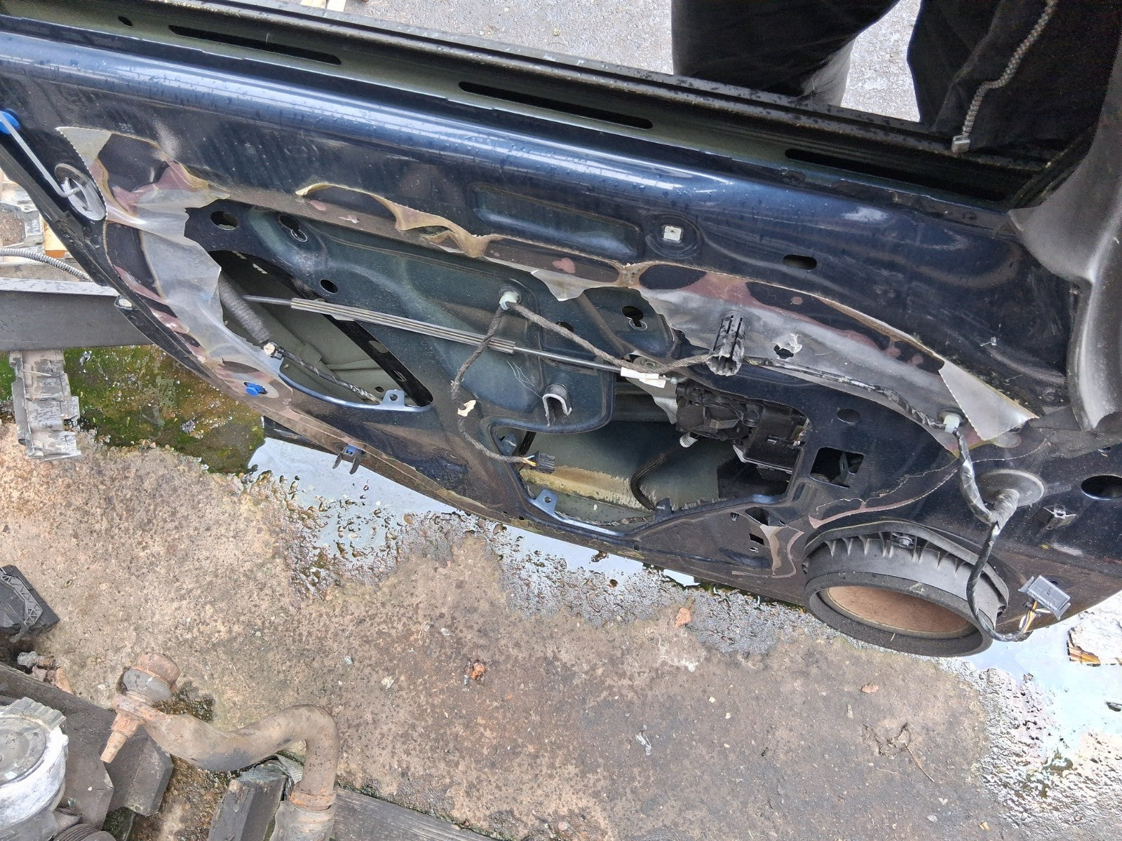 2013 VAUXHALL ASTRA J MK6 NSF PASSENGER SIDE FRONT BARE DOOR BLUE