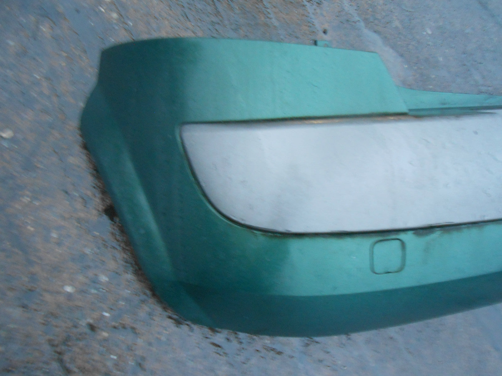 RENAULT MEGANE MK2 2003 COMPLETE REAR BUMPER GREEN