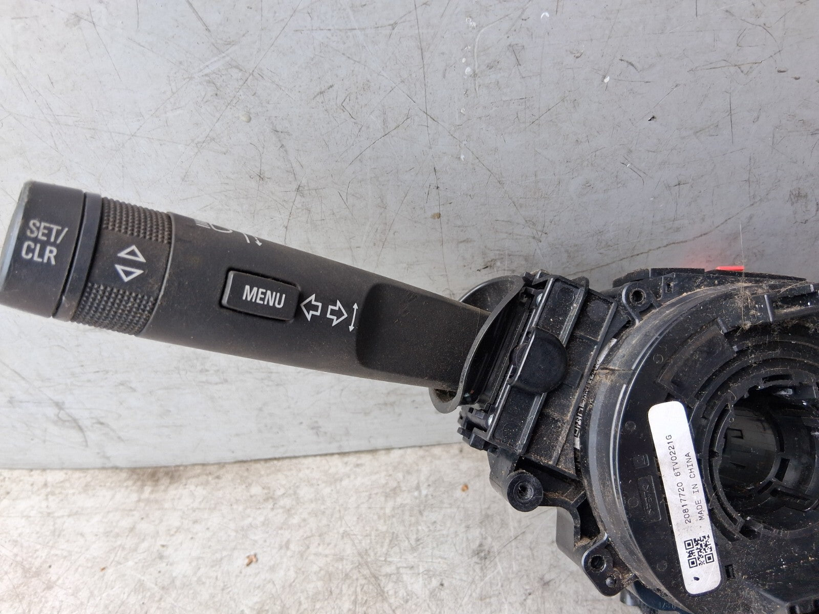 2012 VAUXHALL ASTRA J INDICATOR WIPER STALK SWITCH WITH SQUIB 20817720