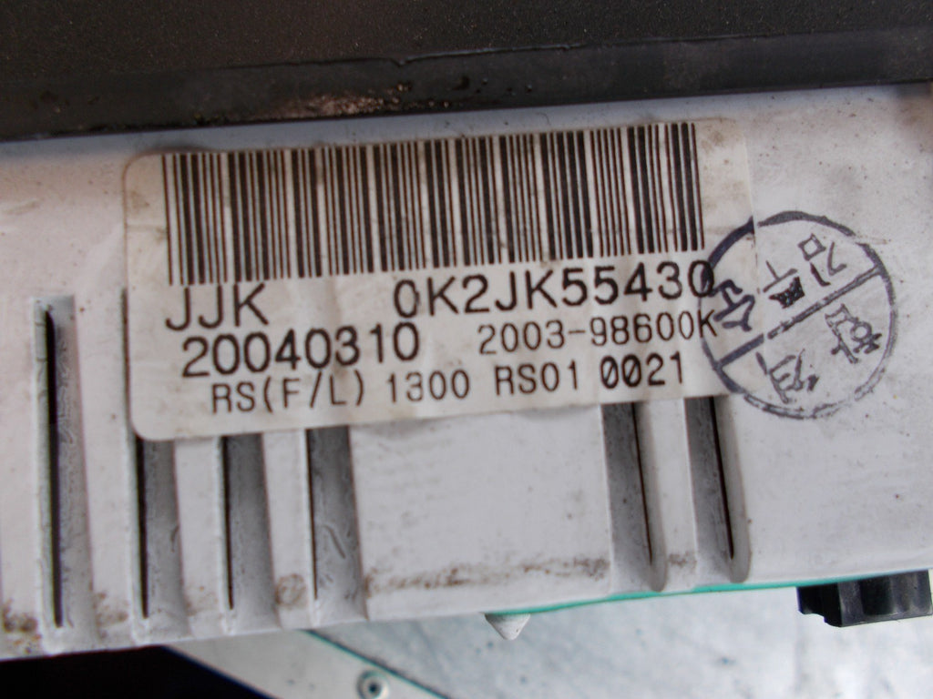 2006 KIA CARENS 1.8 PETROL  SPEEDOMETER SPEEDO CLOCKS 0K2JK55430