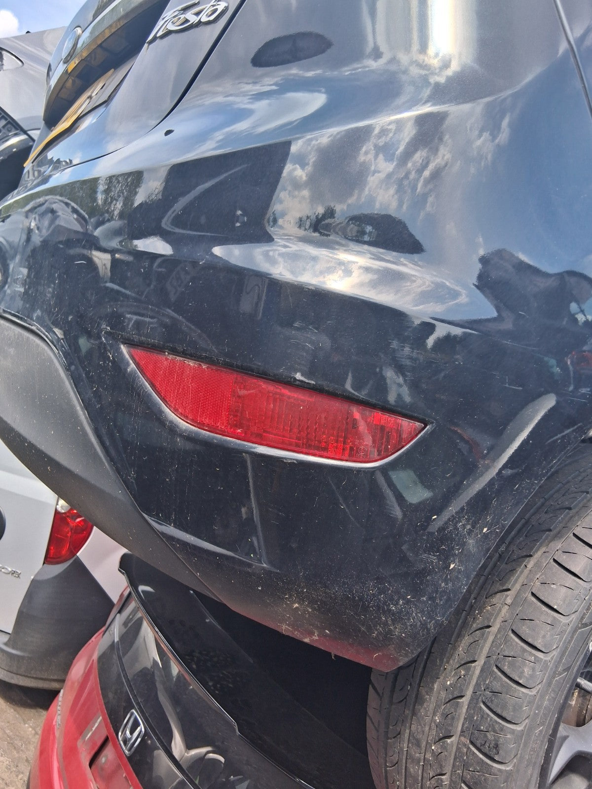 2012 FORD FIESTA ZETEC MK7 5 DOOR COMPLETE REAR BUMPER