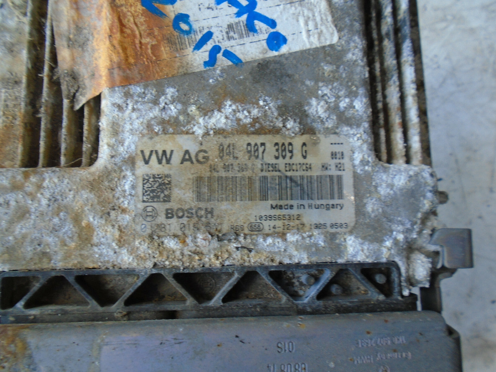 VW VOLKSWAGEN SCIROCCO 2015 2.0 DIESEL ECU ENGINE CONTROL MODULE UNIT 04L907309G