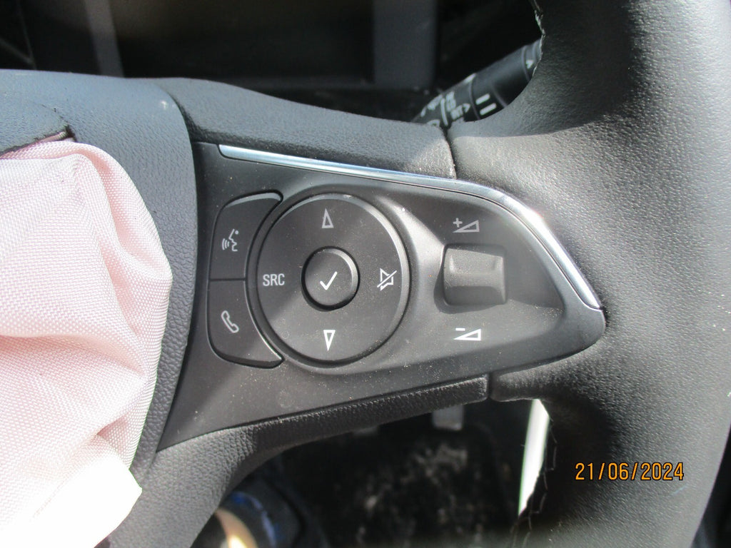 VAUXHALL MOKKA B MK2 2022 3 SPOKE MULTIFUNCTION LEATHER STEERING WHEEL