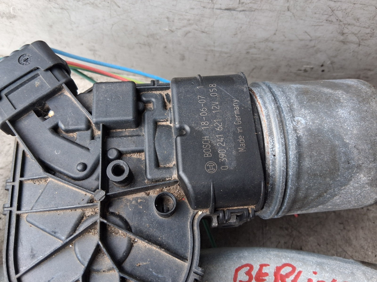 2018 CITROEN BERLINGO MK2 FRONT WINDSCREEN WIPER MOTOR & LINKAGE 9683100780