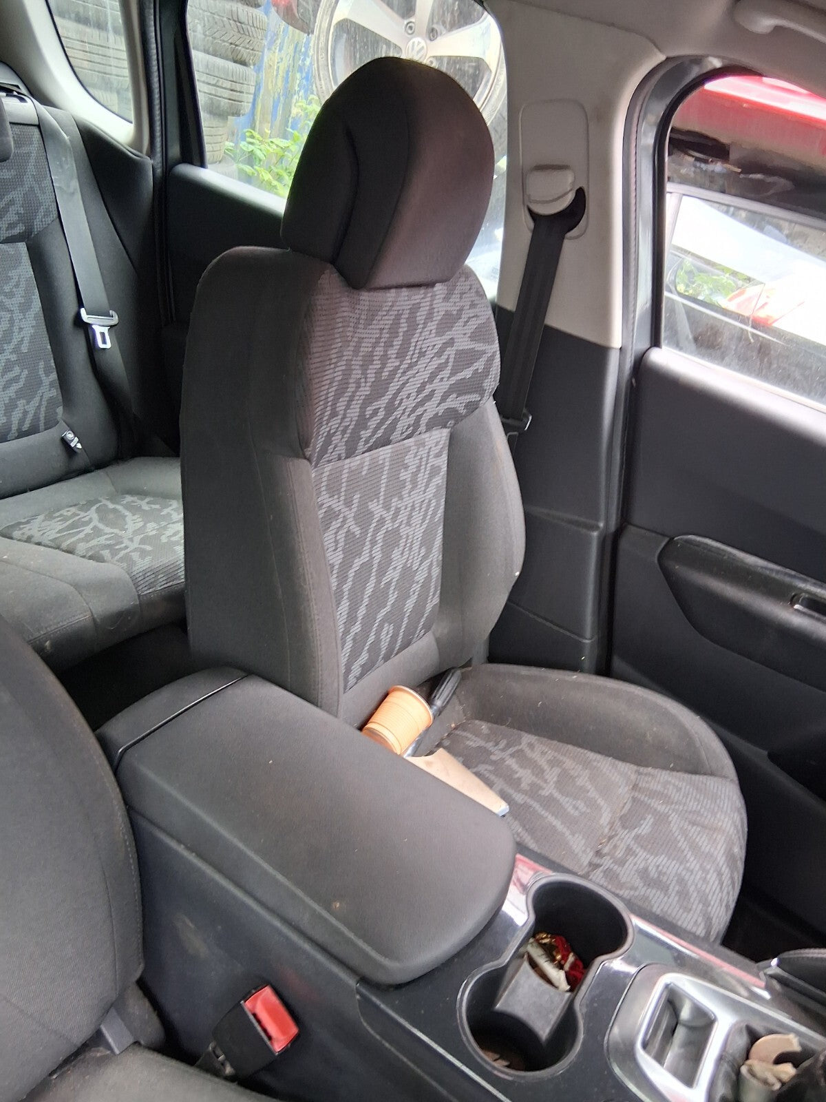 2012 PEUGEOT 3008 MK1 NSF PASSENGER SIDE FRONT LEFT FABRIC COMPLETE SEAT
