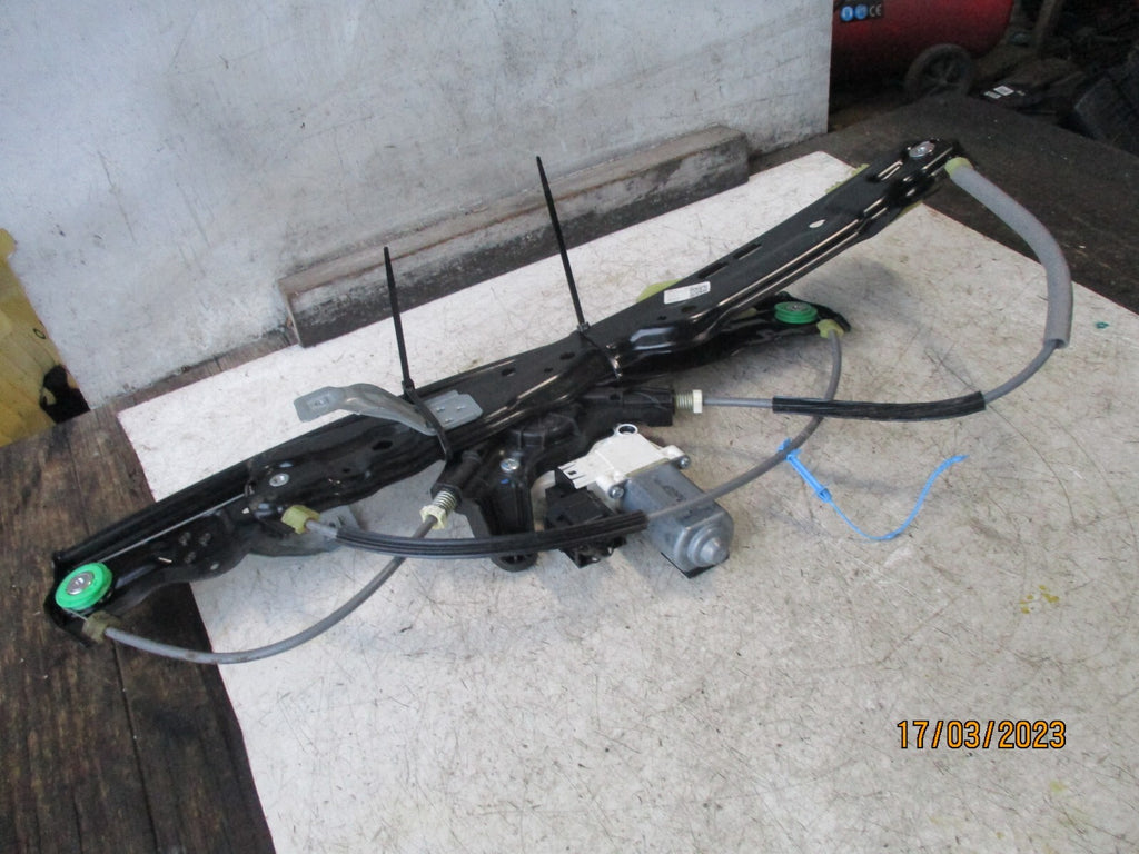 JAGUAR XE 2017 NSF PASSENGER SIDE FRONT WINDOW MOTOR REGULATOR GX7323201AF