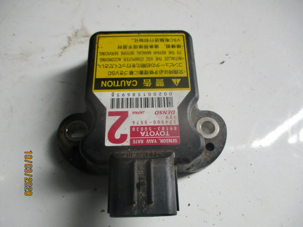 LEXUS CT 200H 2015 YAW RATE SENSOR MODULE ECU 8918350030