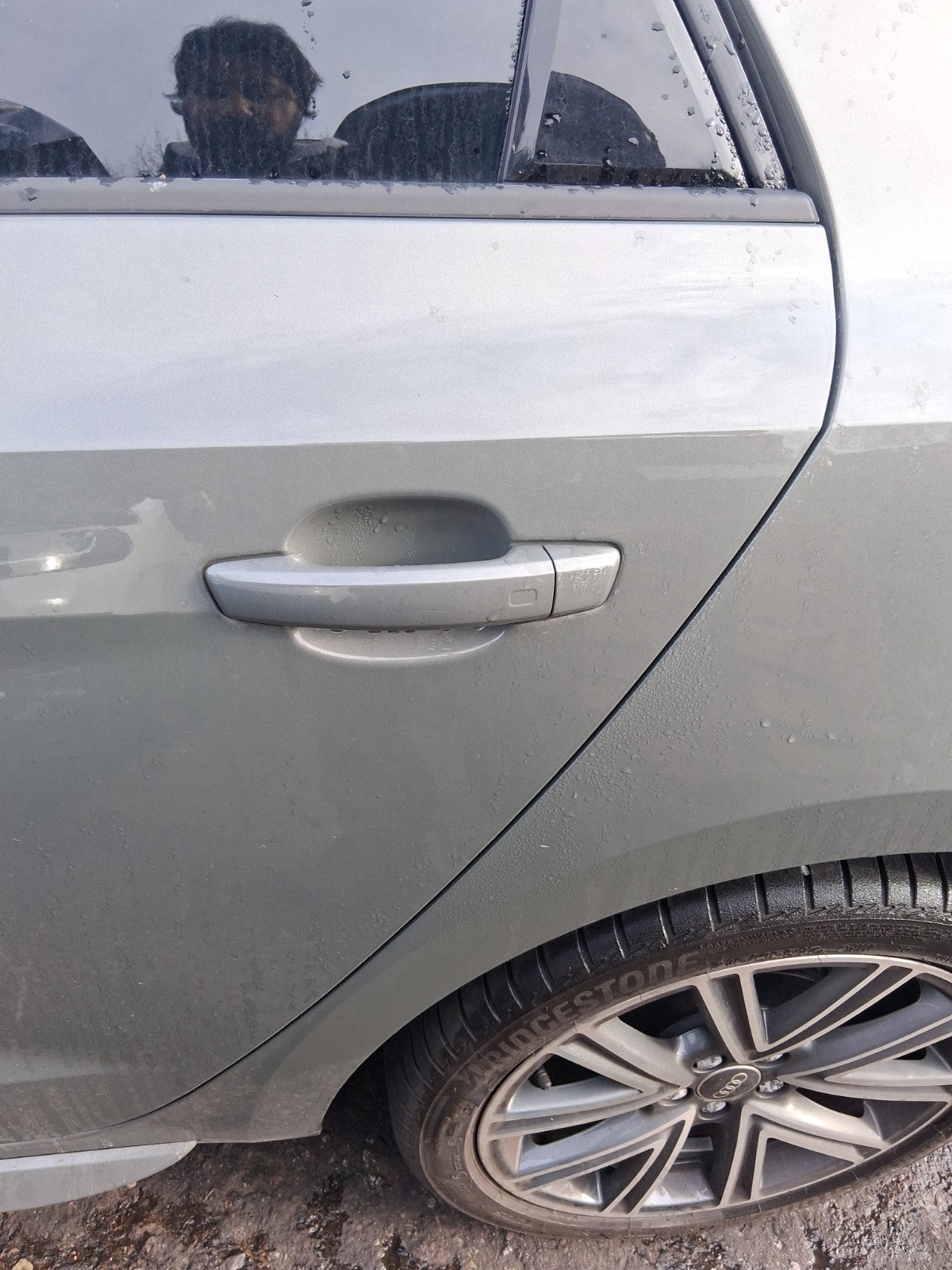 2024 AUDI A1 S LINE MK2 GB NSR PASSENGER SIDE REAR BARE DOOR CHRONOS GREY LX7G