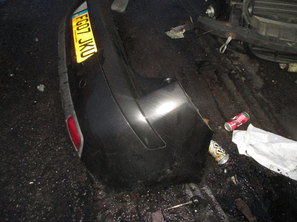 CITROEN C4 2007 REAR COMPLETE BUMPER BLACK