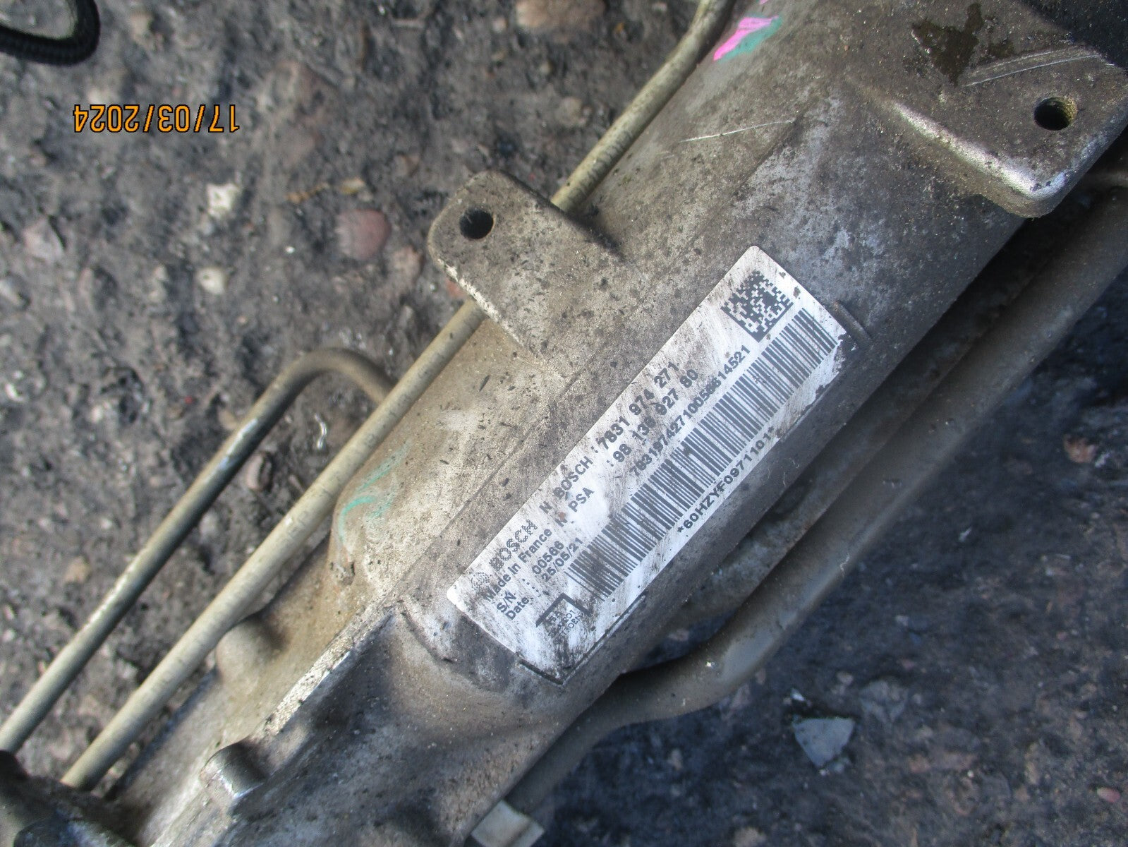 VAUXHALL VIVARO MK3 2021 POWER STEERING RACK 9813692780