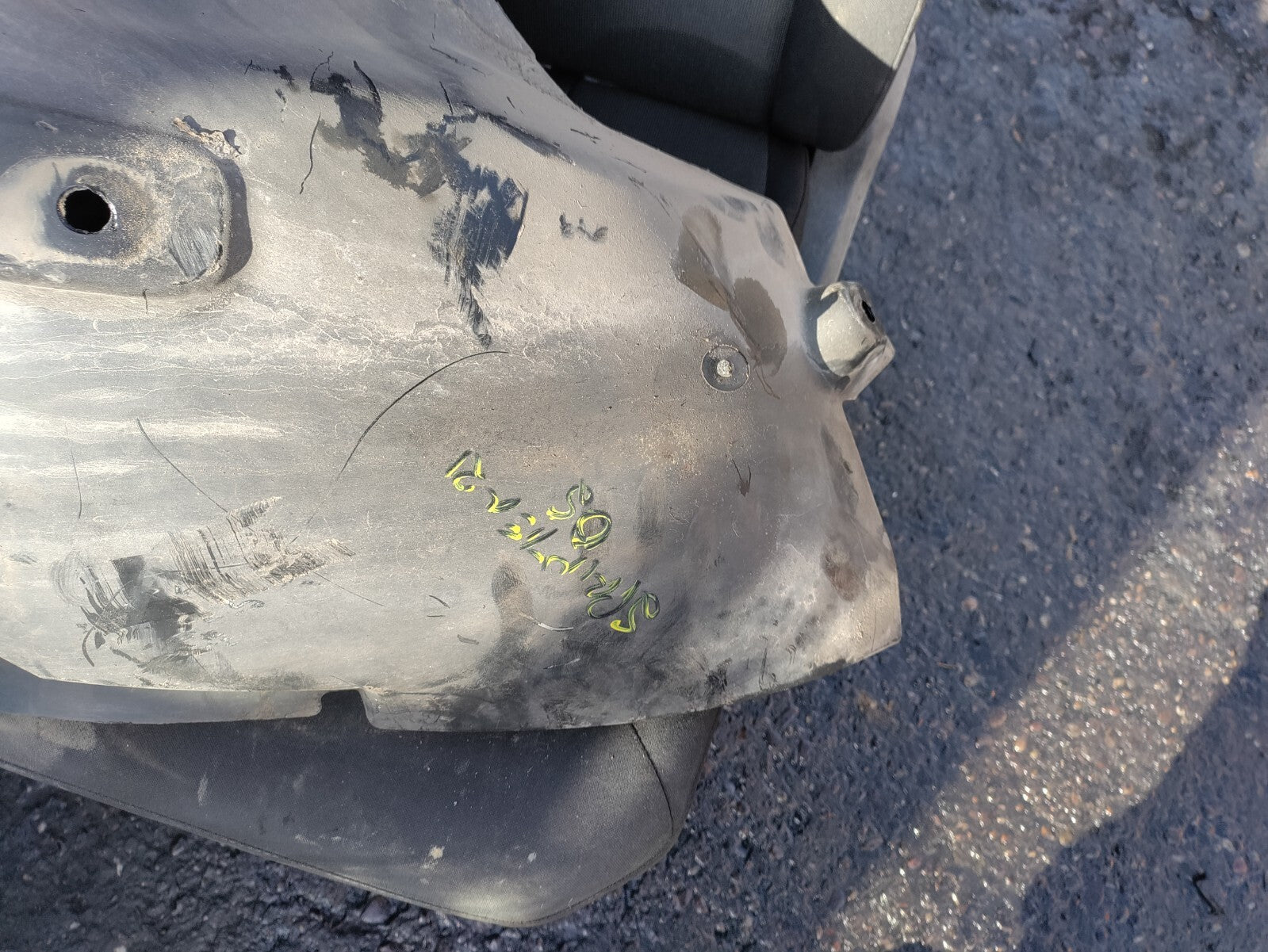 2021 MERCEDES BENZ SPRINTER W907 OSF DRIVER SIDE SPLASH GUARD A9076845605