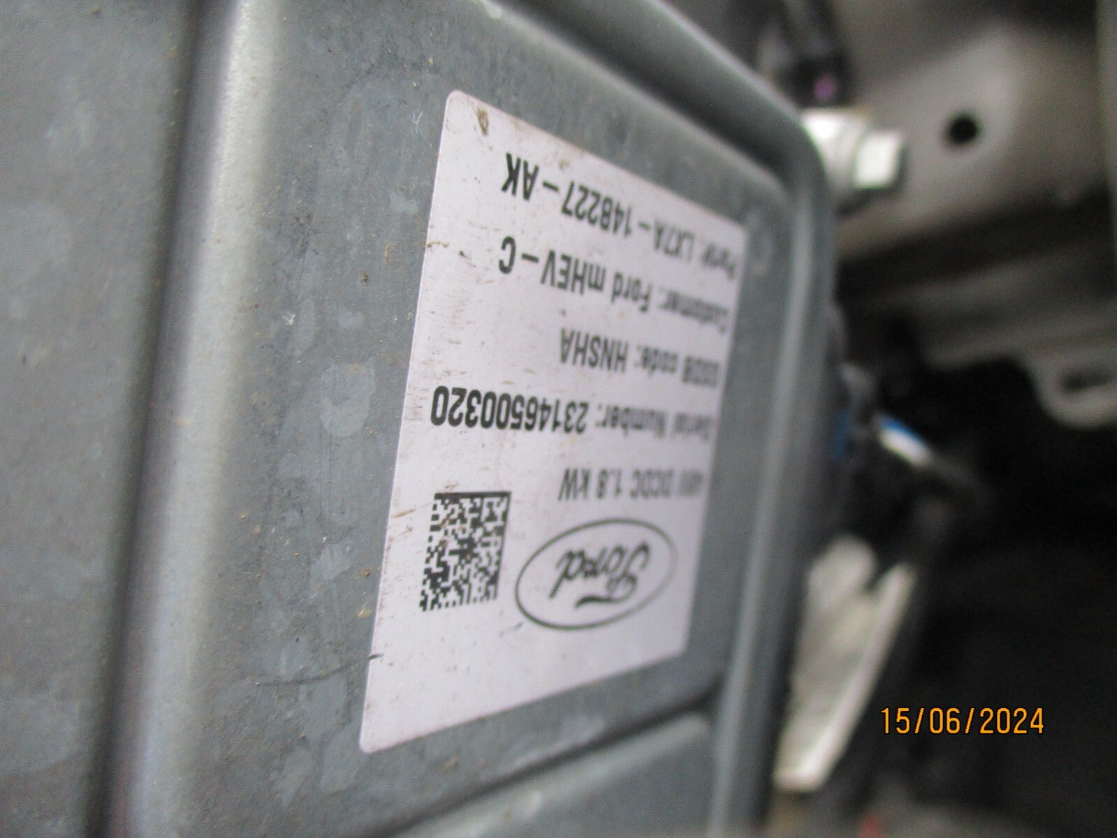 FORD FIESTA MK8 2023 1.0 PETROL ECU ENGINE CONTROL MODULE UNIT LX7A14B227AK