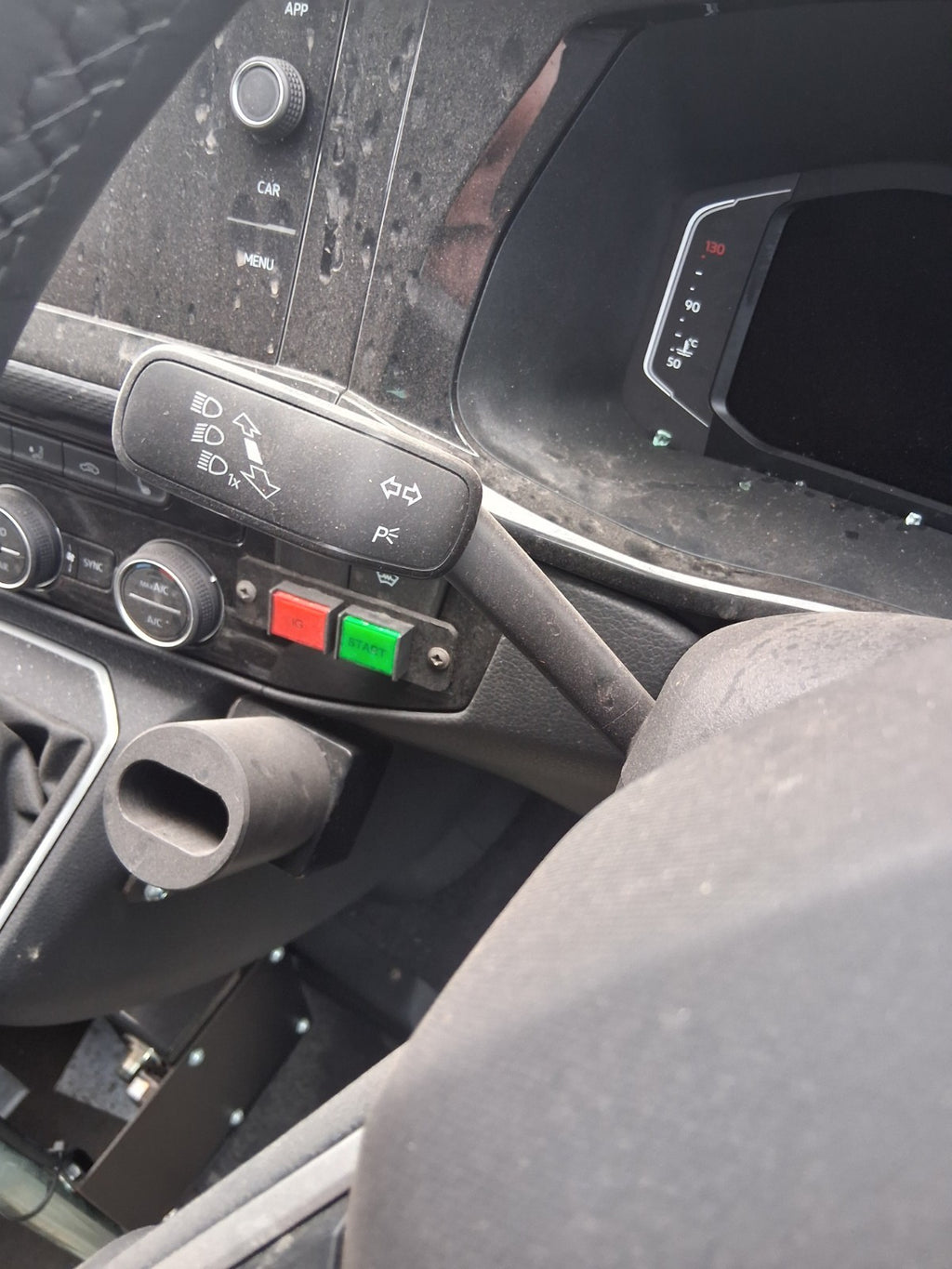 2023 VOLKSWAGEN CARAVELLE T6.1 INDICATOR WIPER COMBINATION SWITCH STALK SQUIB