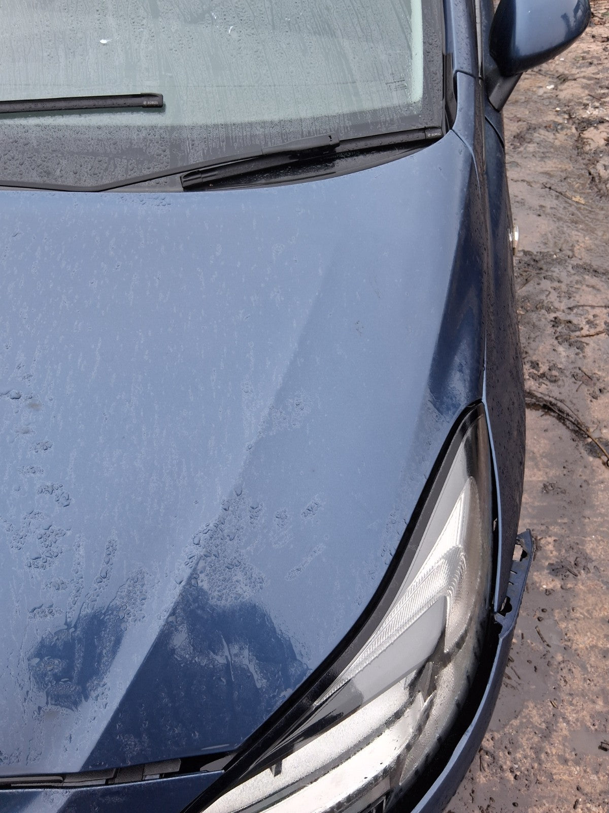 2017 VAUXHALL CORSA E FRONT BONNET HOOD PANEL DARK SEA BLUE METALLIC Z22W