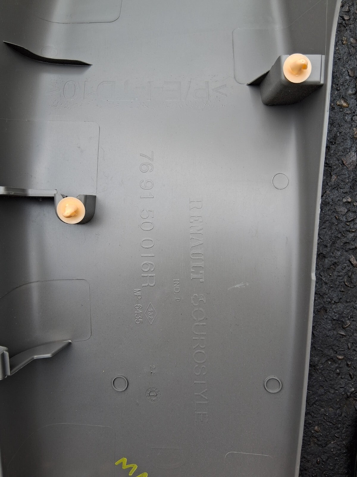 2023 RENAULT MASTER MK3 OSF DRIVER SIDE FRONT B PILLAR TRIM COVER 769150016R