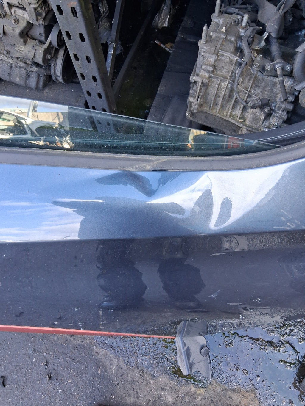 2018 NISSAN MICRA K14 NSR PASSENGER SIDE REAR COMPLETE DOOR GREY TITANIUM KPN