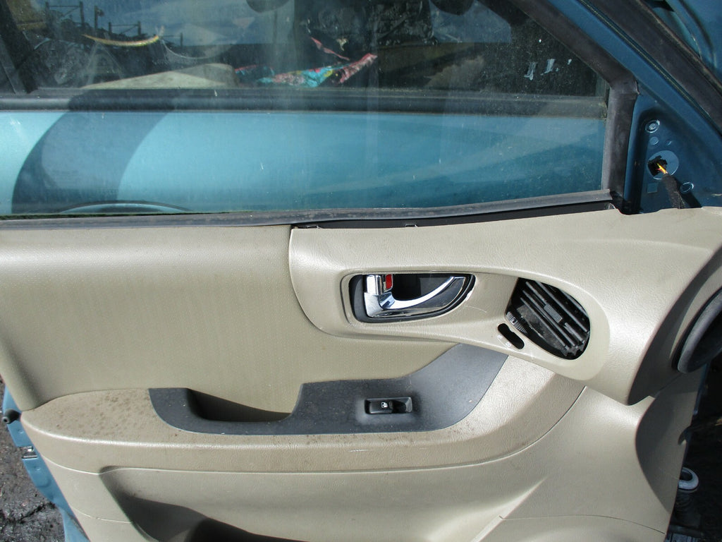 HYUNDAI SANTA FE MK1 NSF PASSENGER SIDE FRONT DOOR BLUE