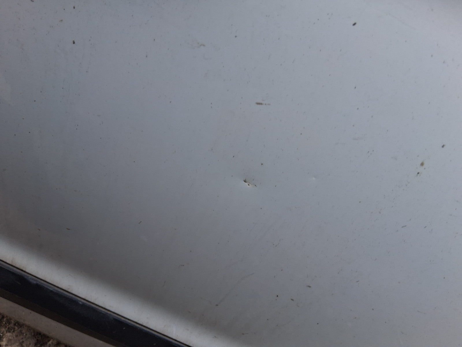 FORD TRANSIT COURIER 2015 NS PASSENGER SIDE SLIDING DOOR WHITE
