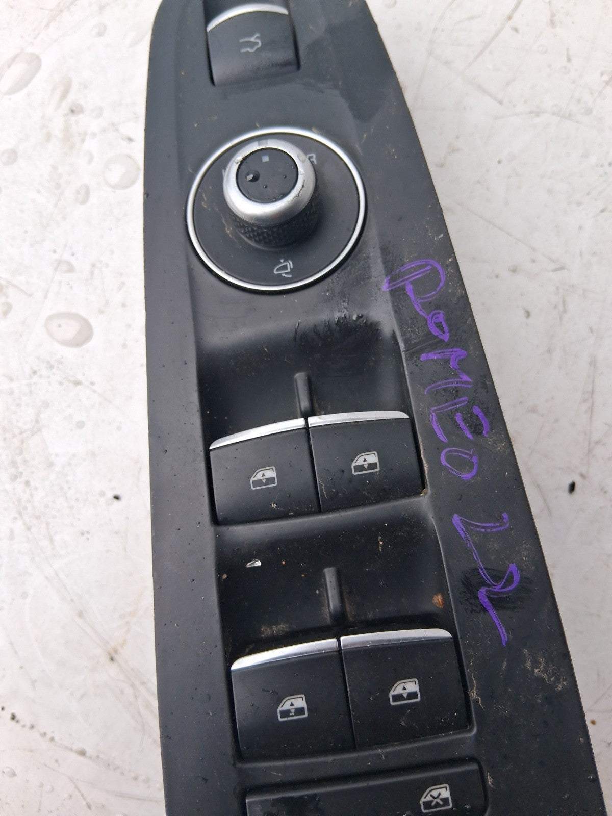 2022 ALFA ROMEO STELVIO 4Q OSF DRIVER SIDE FRONT WINDOW CONTROL SWITCH 186102951