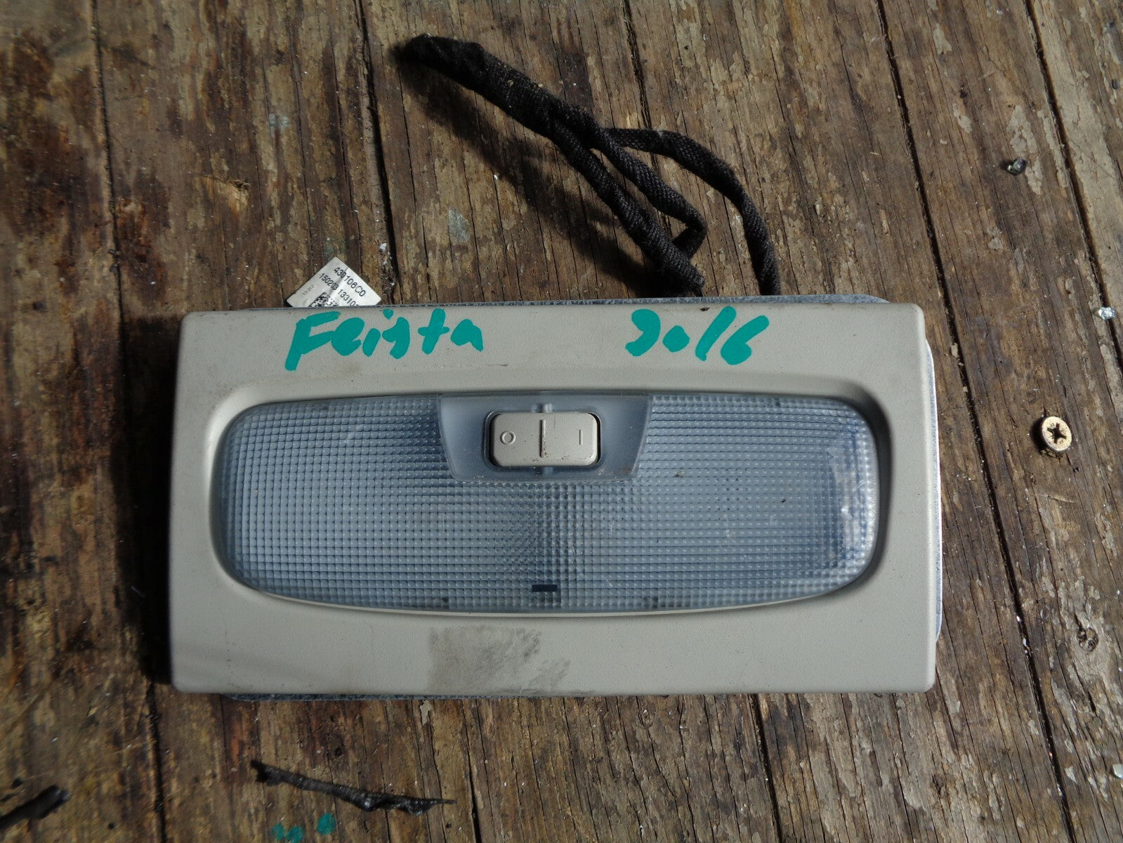 FORD FIESTA MK7 2016 FRONT INTERIOR ROOF LIGHT 8A6113733ABW