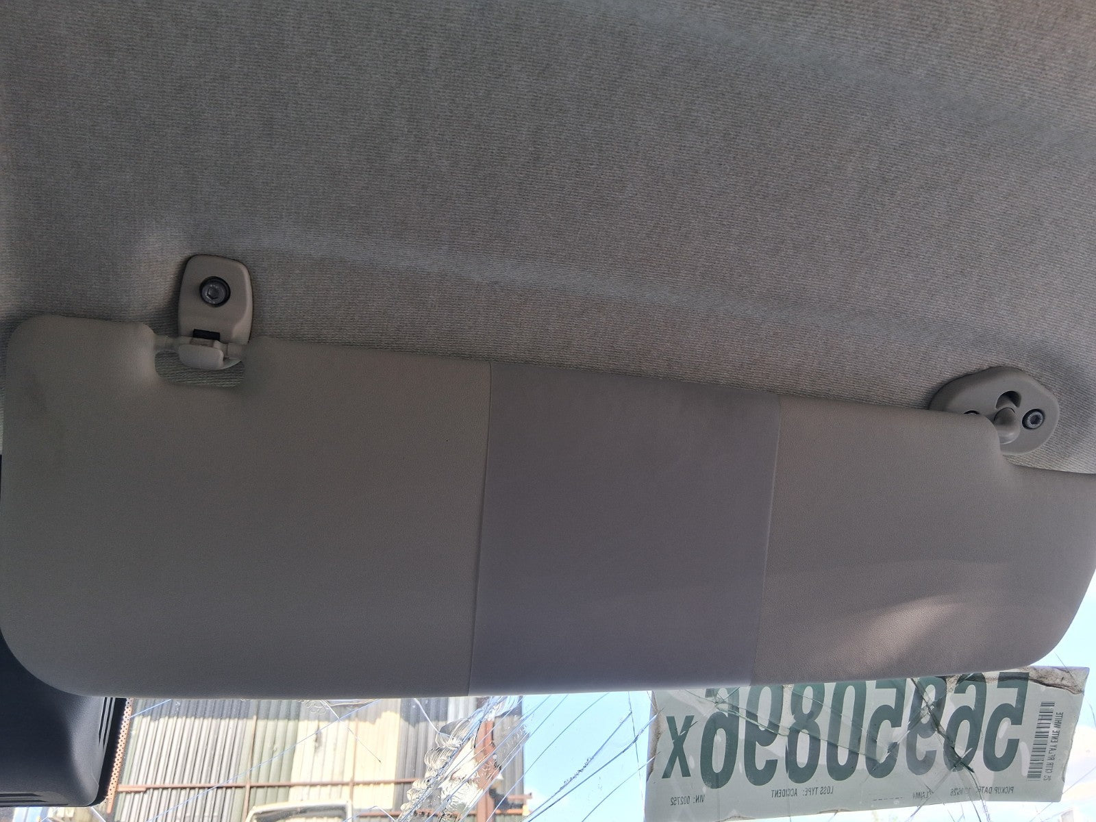 2025 CITROEN RELAY MK3 OSF DRIVER SIDE FRONT SUN VISOR SHADE