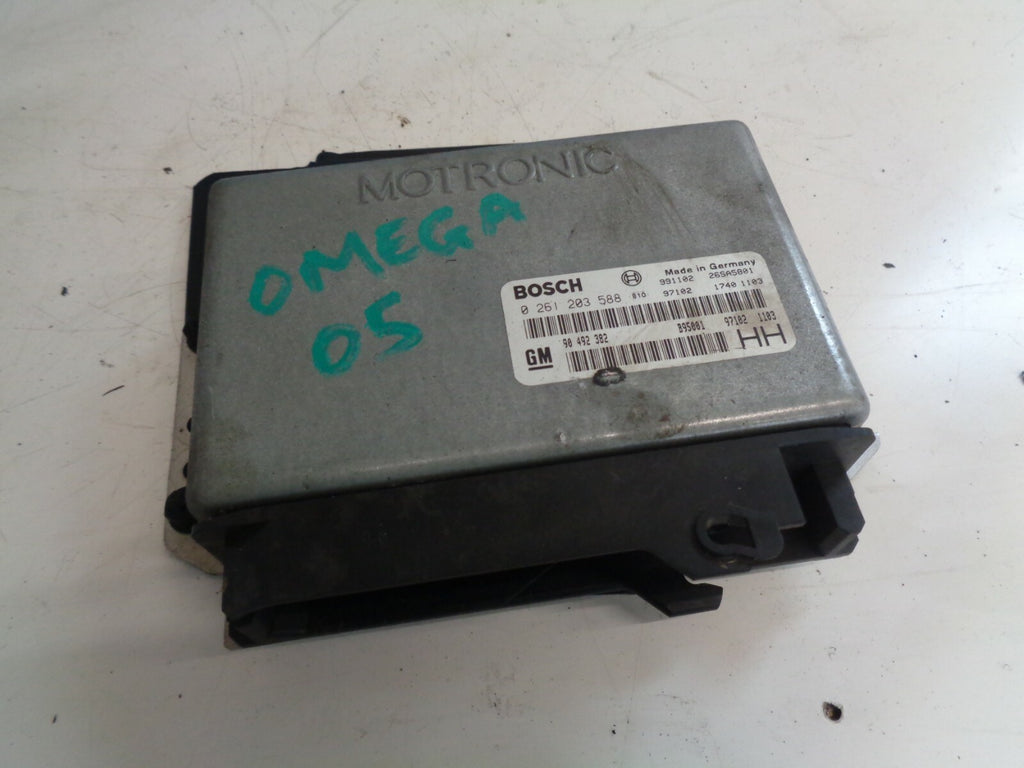 VAUXHALL OMEGA B 2005 ECU ENGINE CONTROL UNIT 90492382