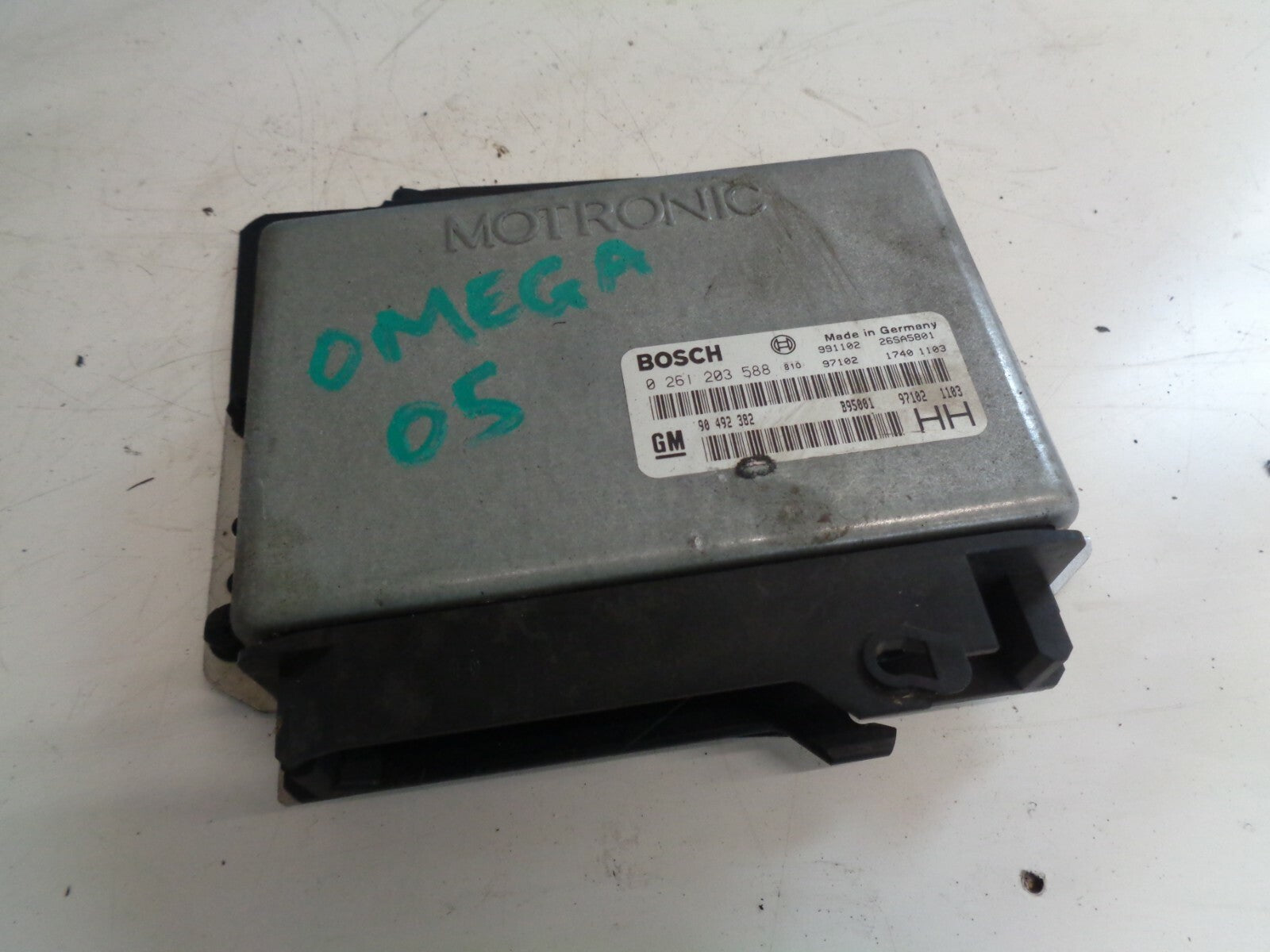 VAUXHALL OMEGA B 2005 ECU ENGINE CONTROL UNIT 90492382