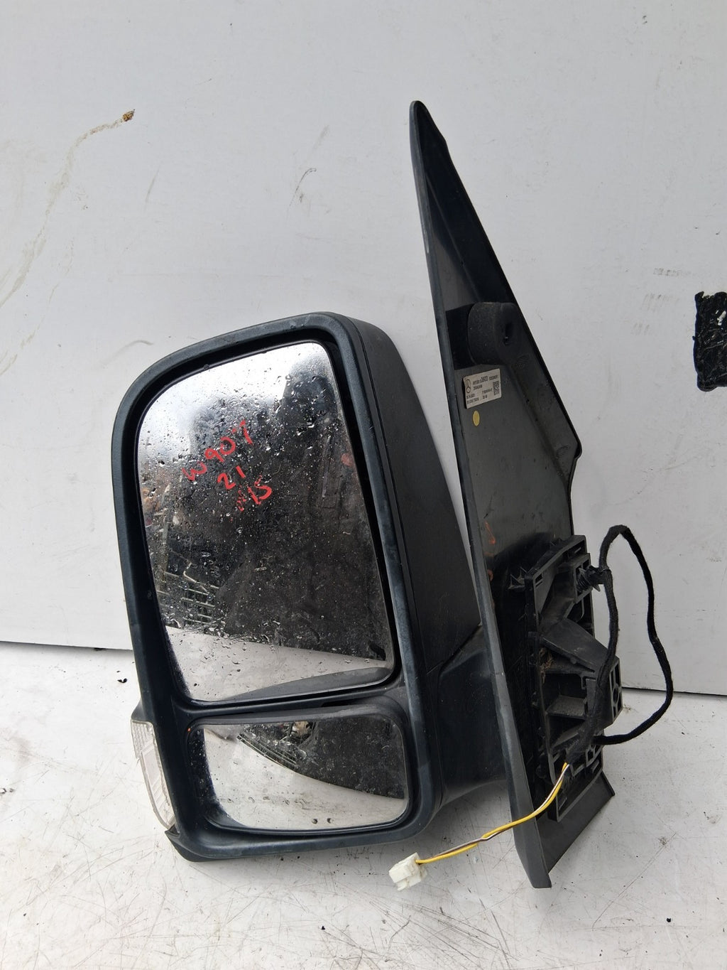 2021 MERCEDES SPRINTER W907 NSF PASSENGER SIDE FRONT LEFT WING MIRROR A910810050