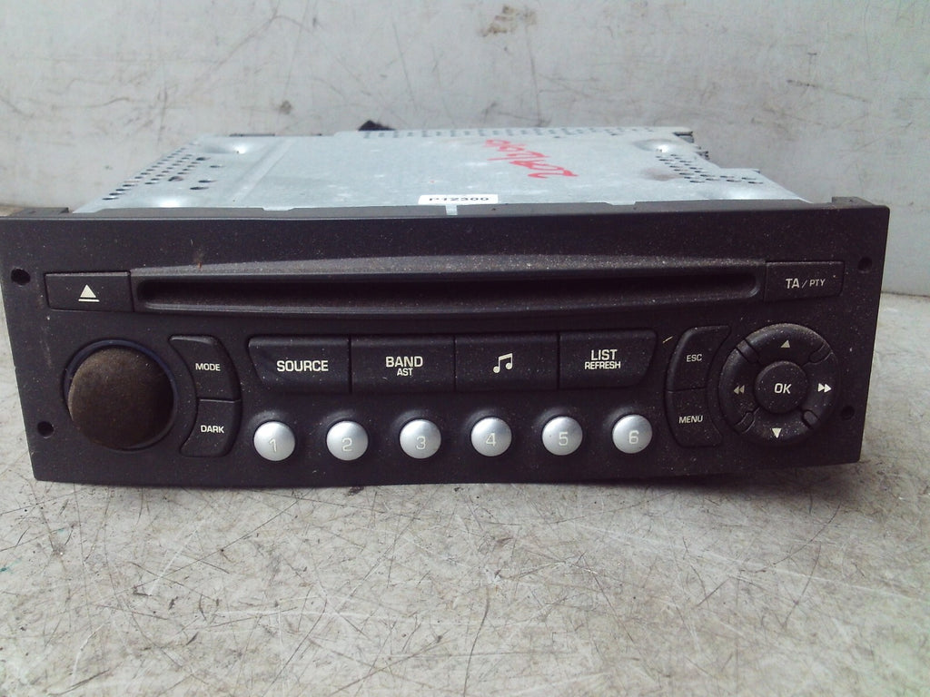 2010 PEUGOET 207 CD DVD MP3 RADIO PLAYER STEREO HEAD UNIT A2C53257135