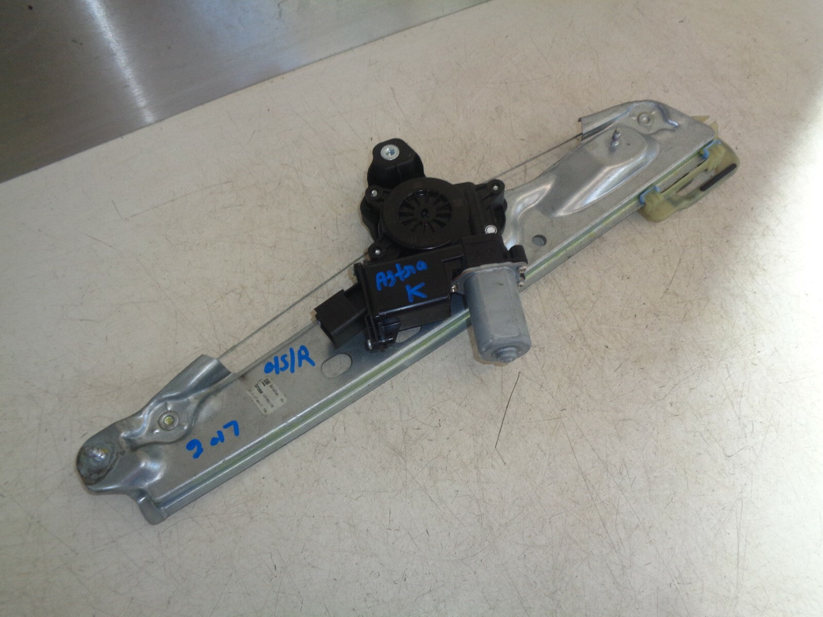 VAUXHALL ASTRA K 2018 OSR DRIVER SIDE REAR WINDOW REGULATOR MOTOR MECHNAISM