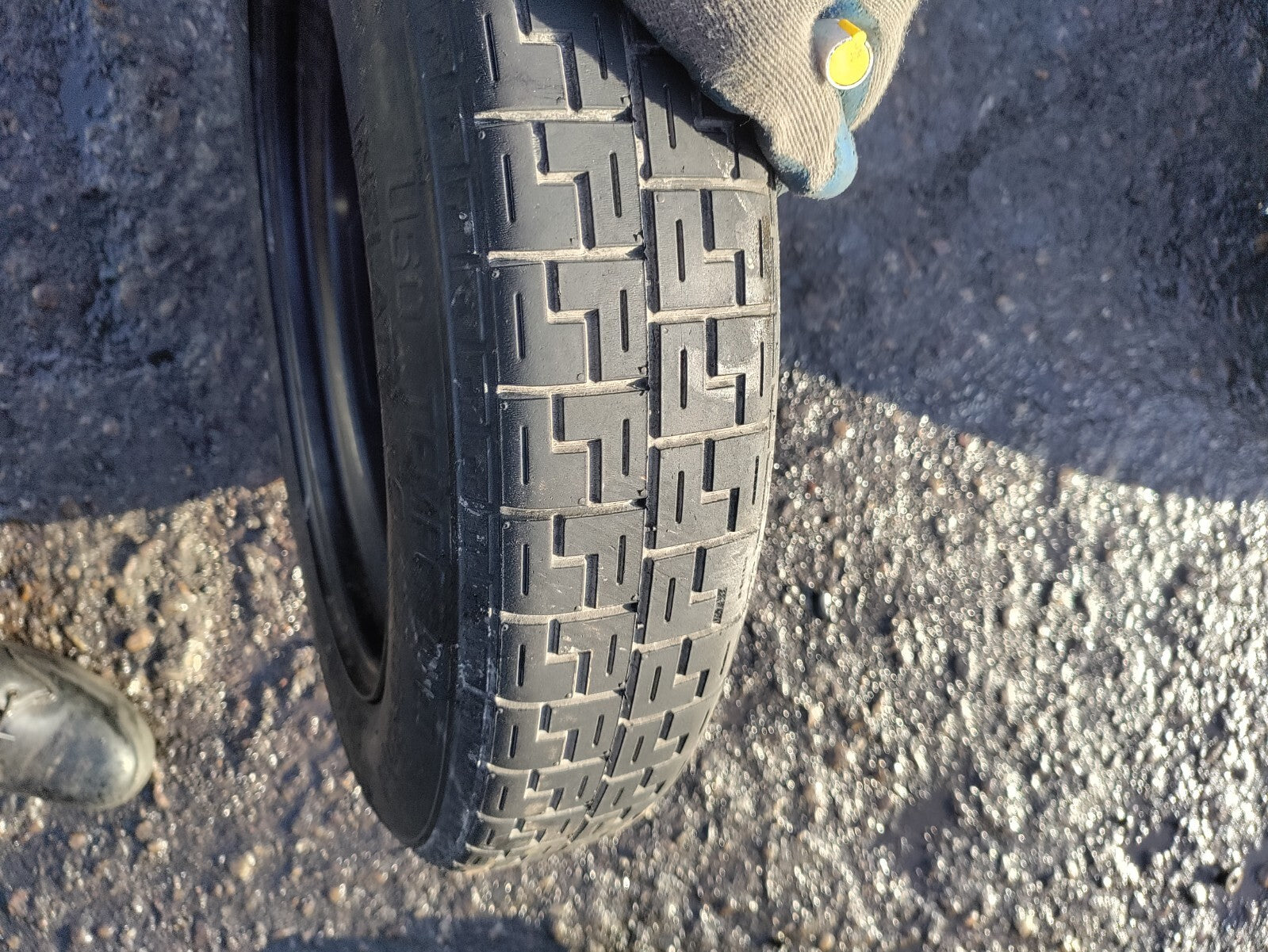 2007 FORD FOCUS MK2 16 INCH SPACESAVER WHEEL WITH TYRE T125/85R16