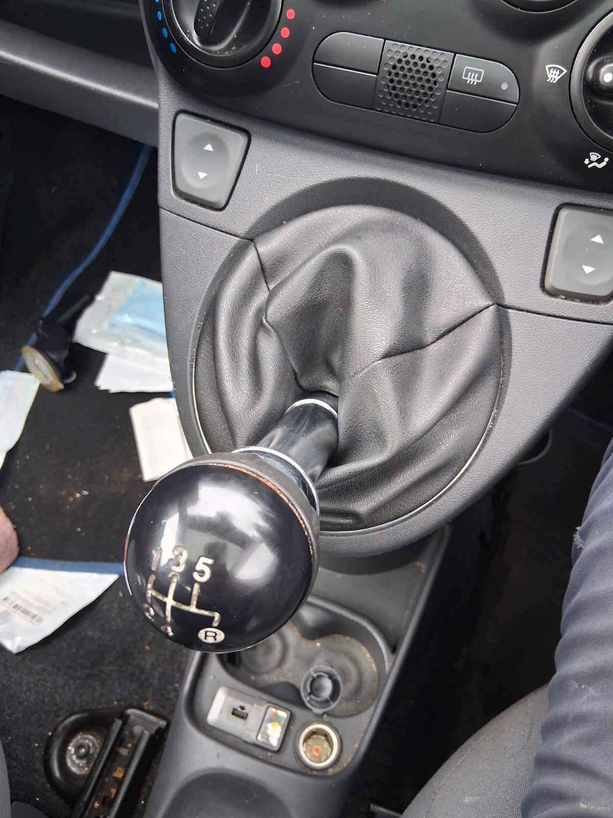 2010 FIAT 500 LOUNGE MK1 MANUAL GEAR STICK GEAR SHIFTER GEAR LEVER