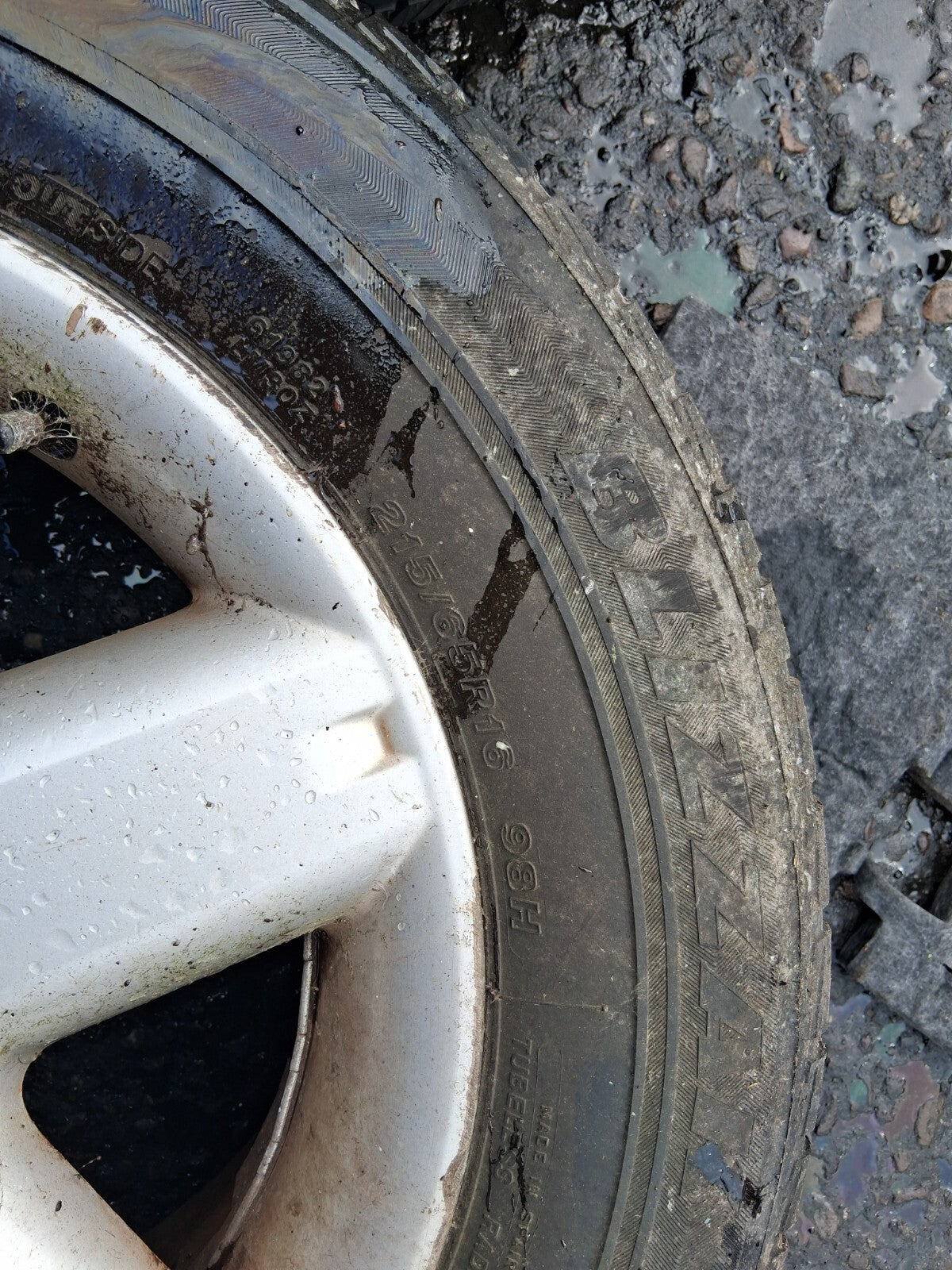 2007 NISSAN X TRAIL MK1 16 INCH ALLOY WHEEL WITH TYRE 215/65R16
