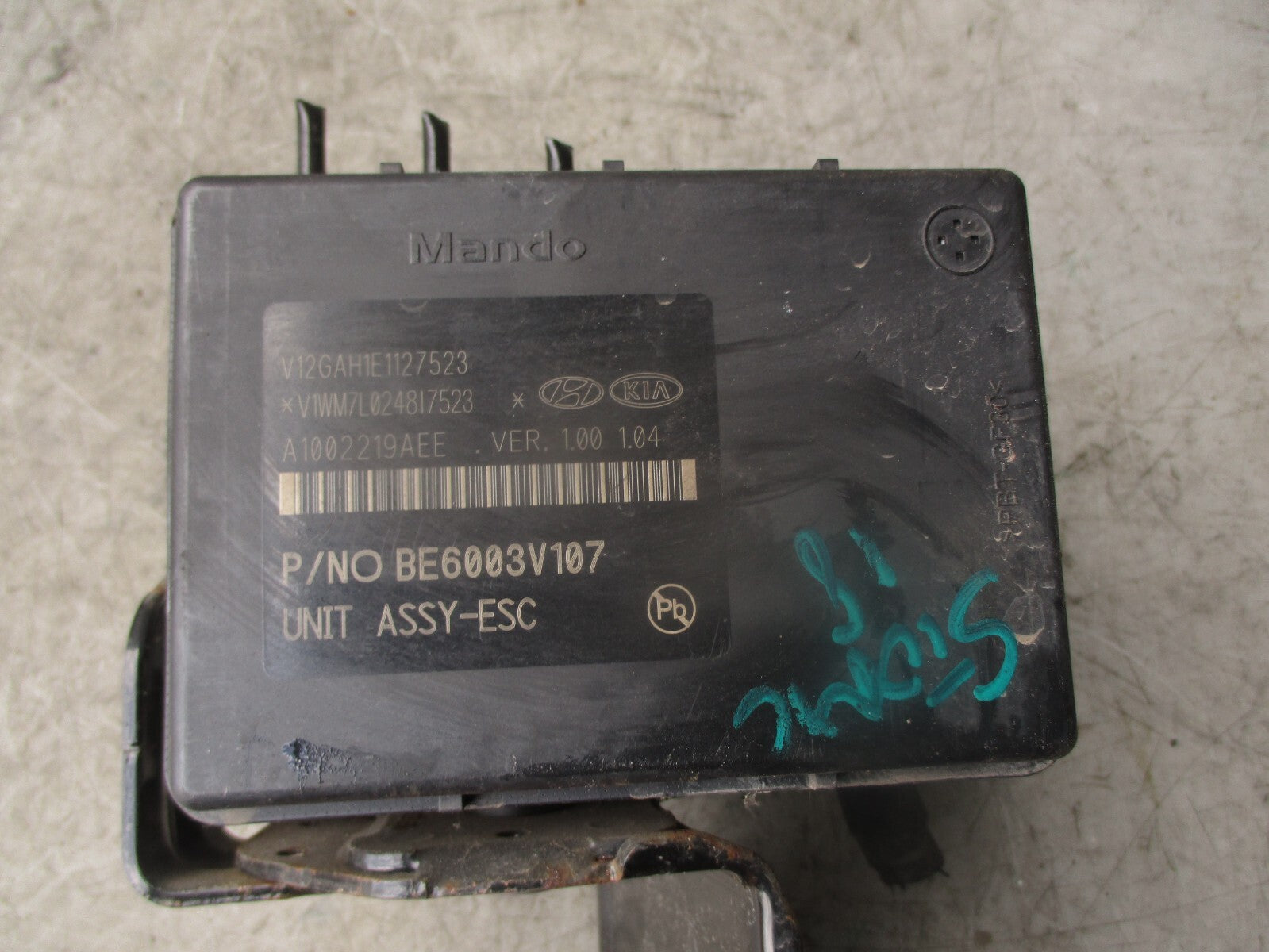 2018 KIA STONIC 1.0 PETROL ABS PUMP CONTROL MODULE 58920H8760