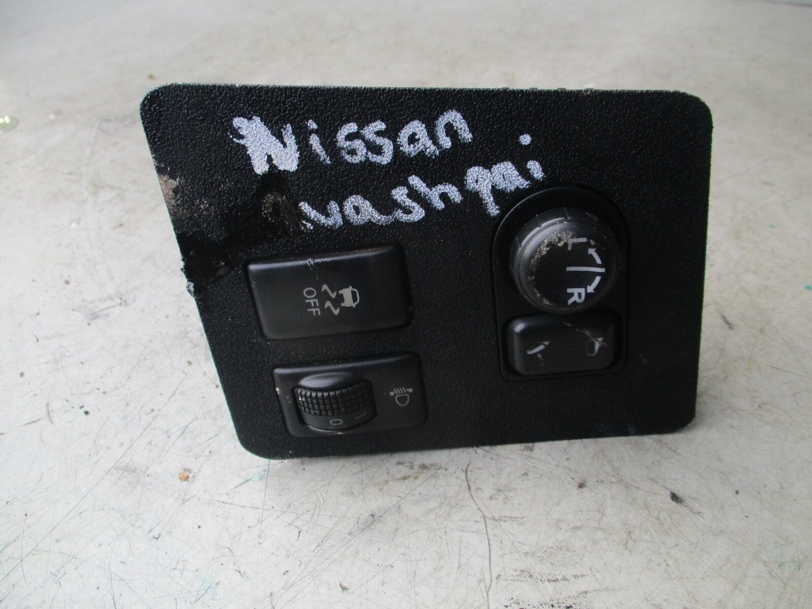 2017 NISSAN QAHQAI SWITCH CONTROL CONTROL SWITCH PANEL