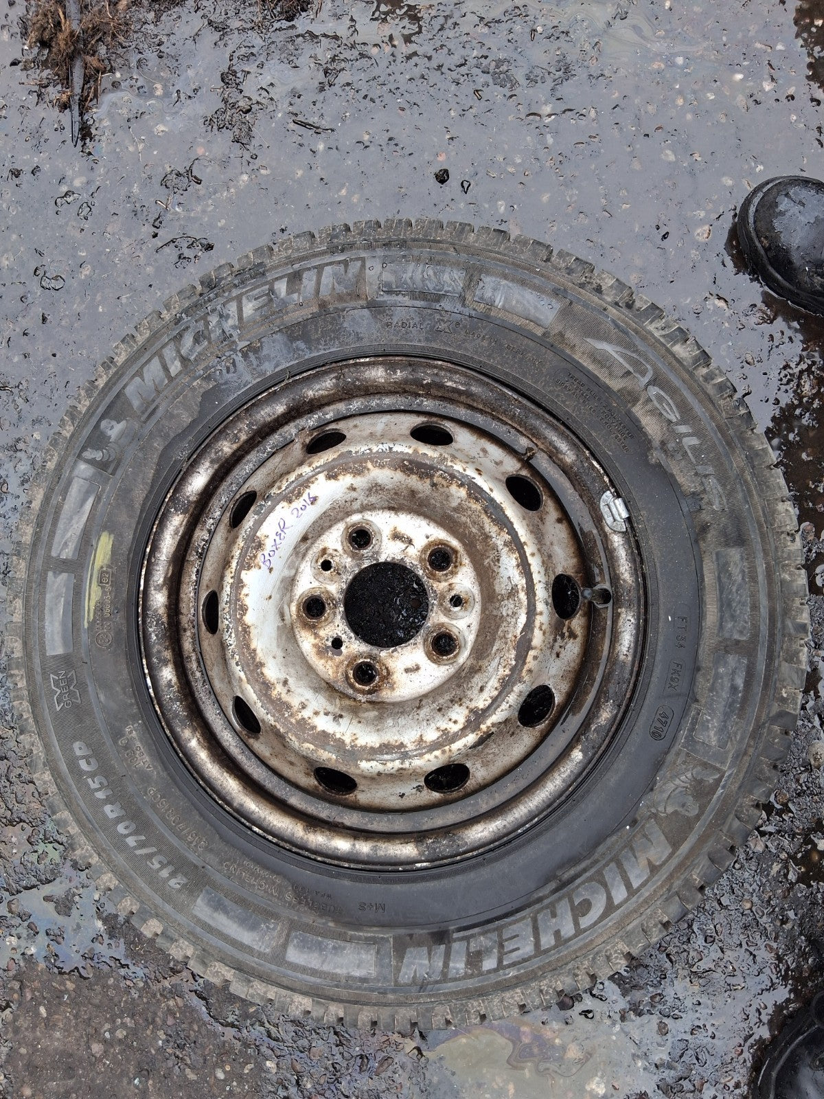 2016 PEUGEOT BOXER MK3 15 INCH STEEL WHEEL WITH TYRE 215/70R15