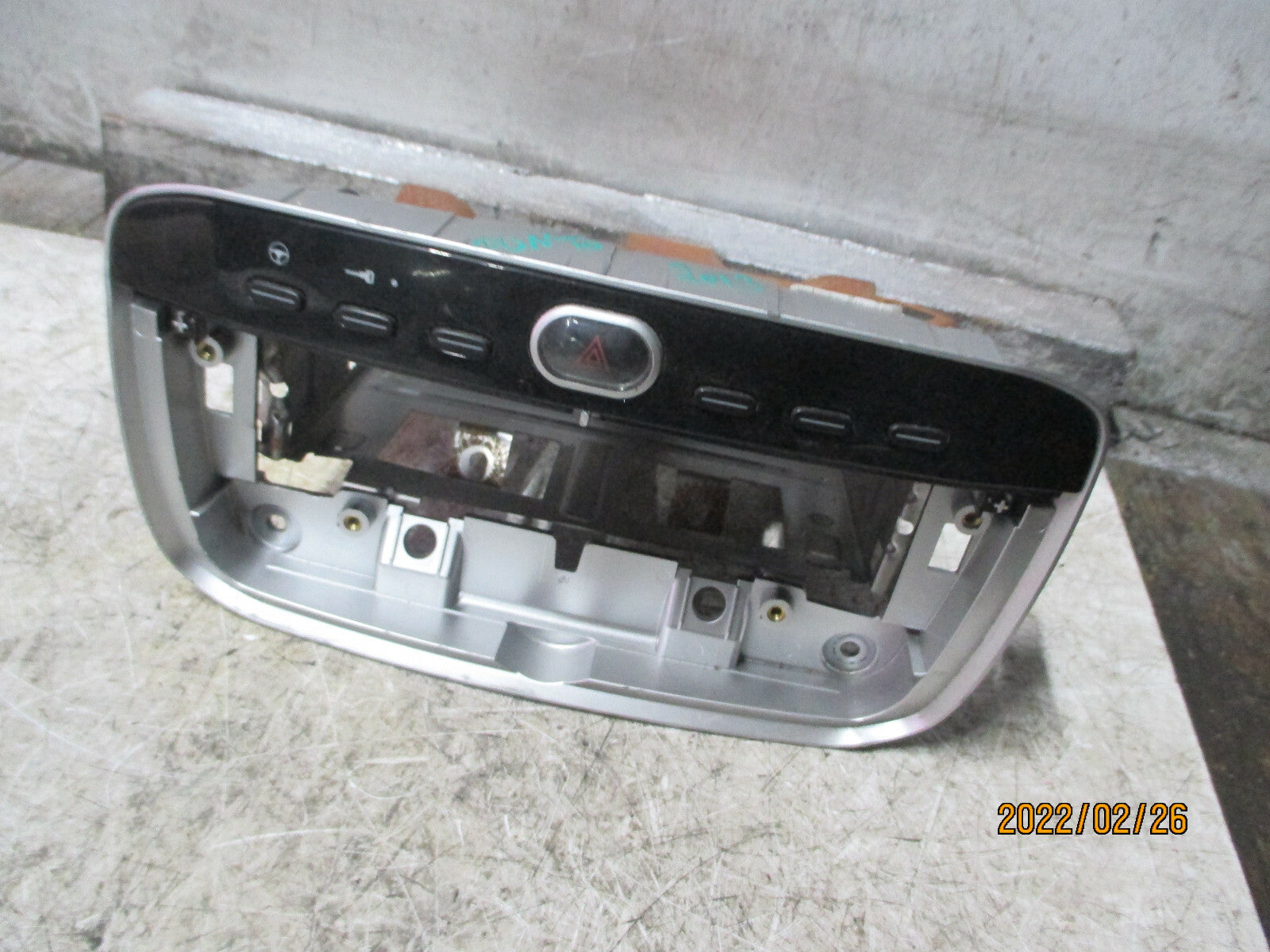 FIAT PUNTO EVO MK3 2013 CENTRE CONSOLE DOOR LOCK HAZARD SWITCH