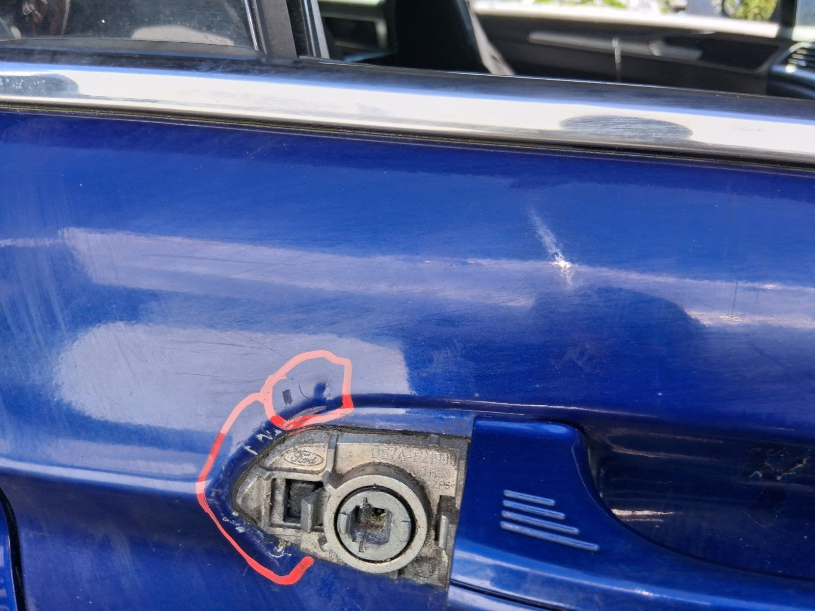 2016 FORD MONDEO MK5 HATCHBACK OSF DRIVER SIDE FRONT BARE DOOR WEDGEWOOD BLUE LD
