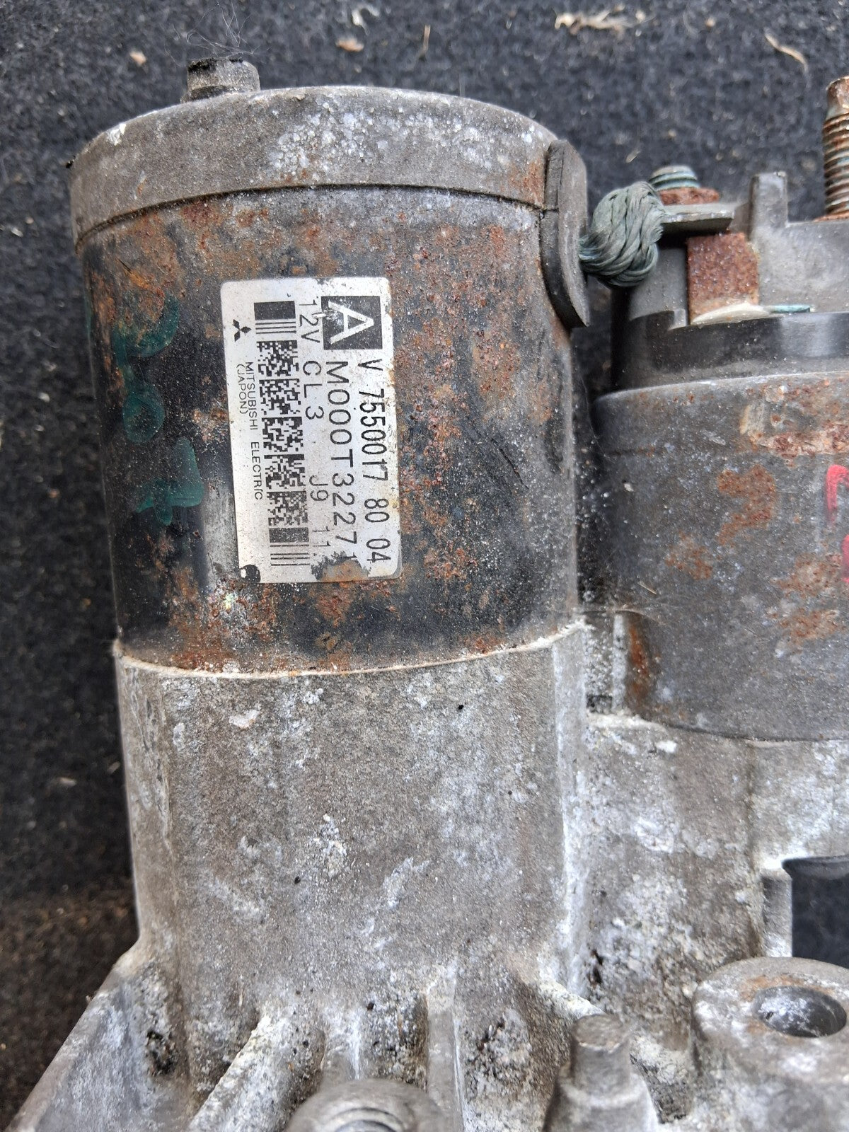 2007 PEUGEOT 207 1.4 PETROL STARTER MOTOR 755001780