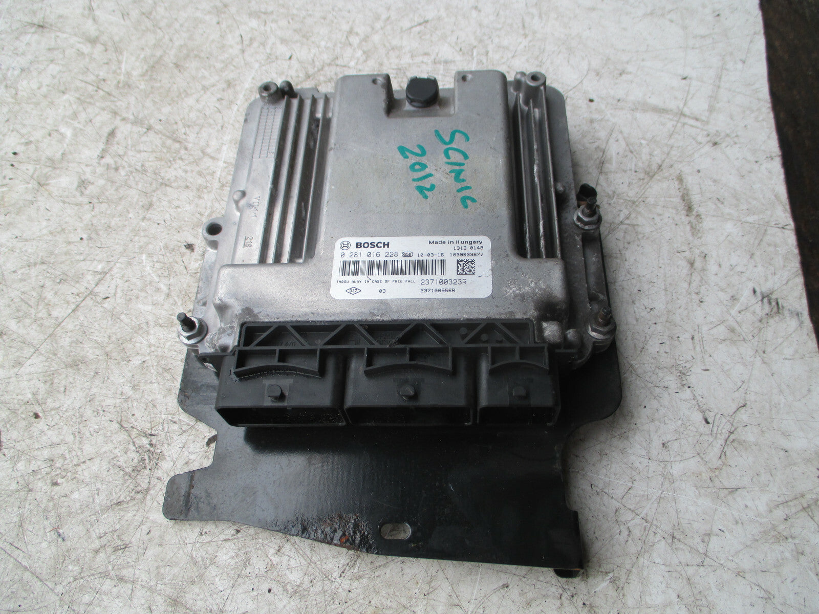 RENAULT SCENIC MK3 2012 ECU ENGINE CONTROL MODULE UNIT 237100323R
