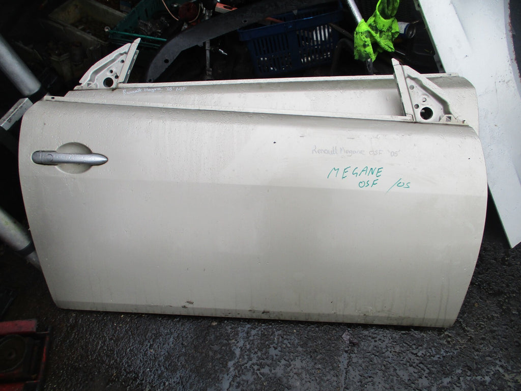 2005 RENAULT MEGANE MK2 OSF DRIVER SIDE FRONT BARE DOOR