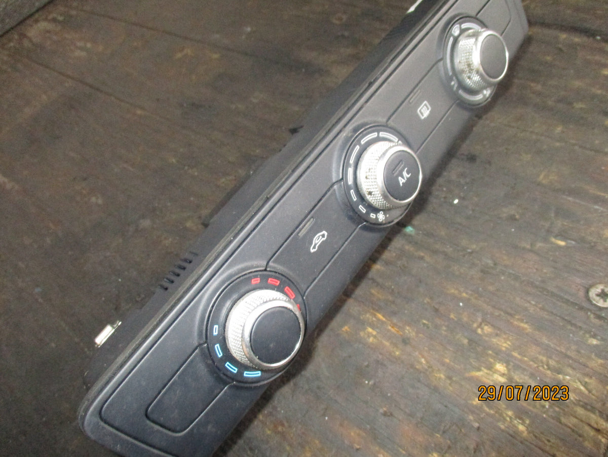 AUDI A3 2013 HEATER CONTROL PANEL SWITCH 8V0820047B