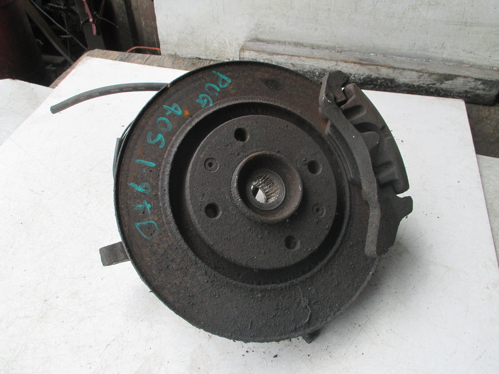 PEUGEOT 405 1997 1.9 TDI OSF DRIVER SIDE FRONT BRAKE CALIPER HUB SHOCK SPRING