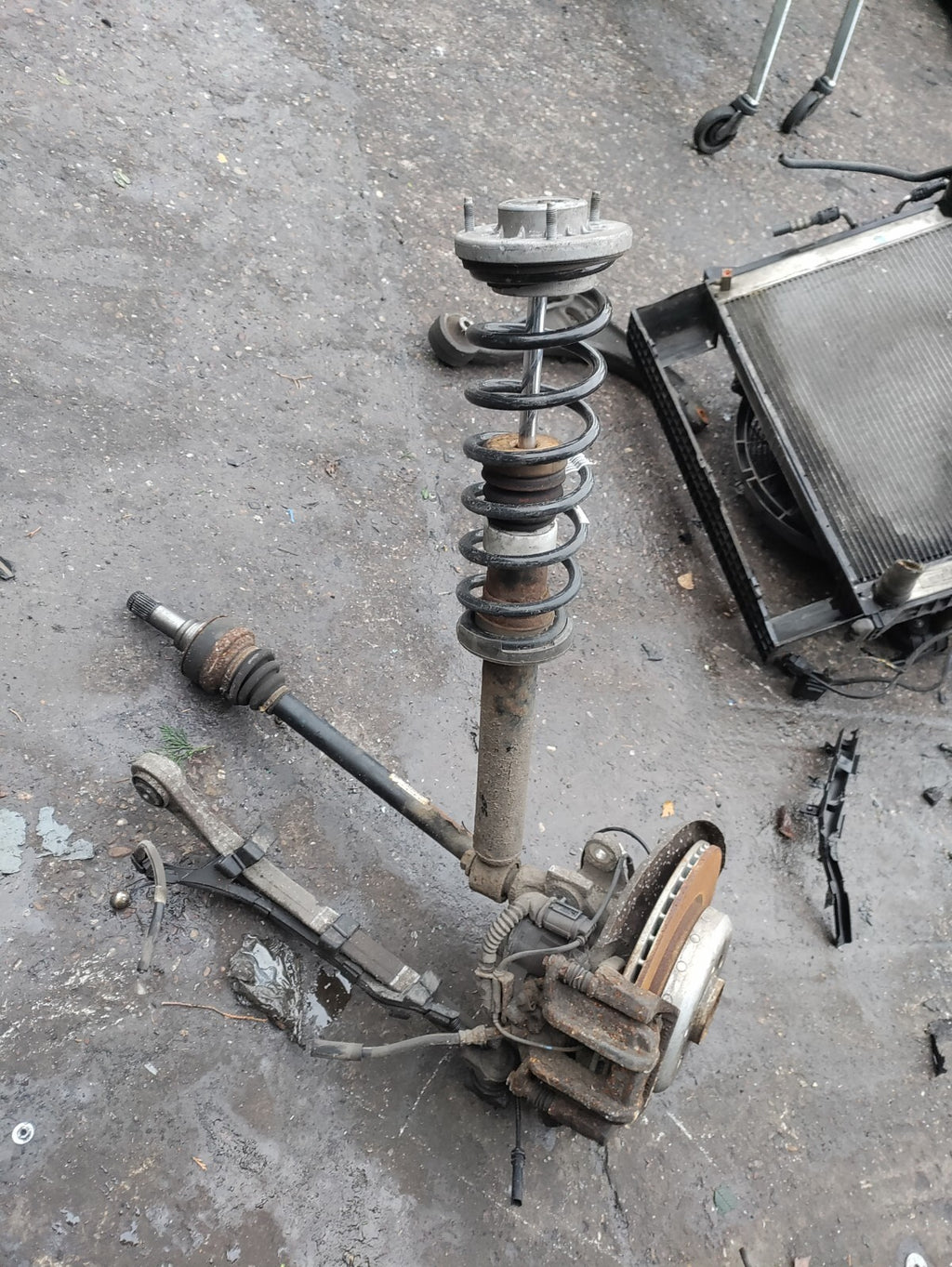 2012 BMW 5 SERIES F10 2.0 DIESEL OSR DRIVER SIDE COMPLETE LEG 3367321