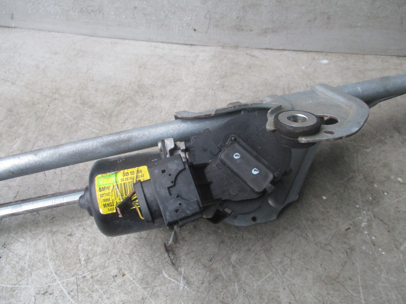 2010 MINI COOPER FRONT WIPER MOTOR & LINKAGE 53555304