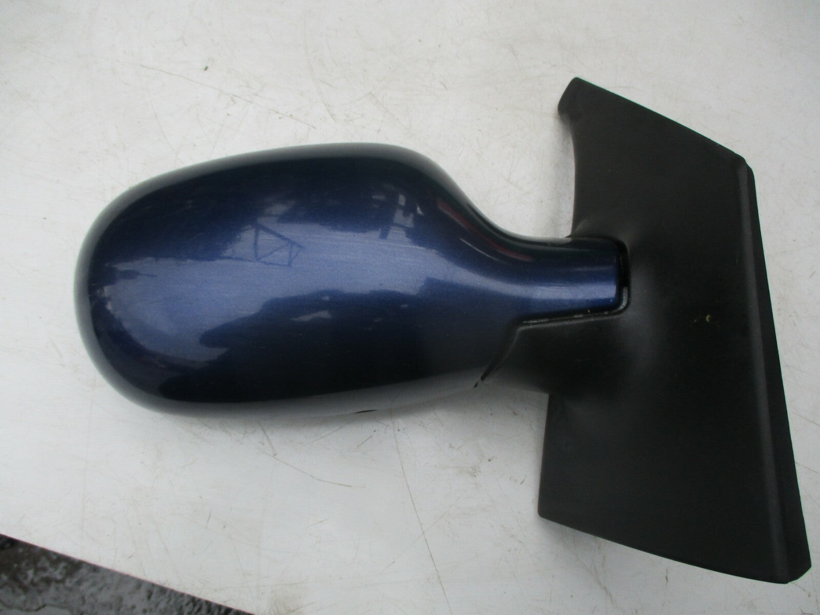 RENAULT SCENIC MK1 2003 OS DRIVER SIDE ELECTRIC DOOR WING MIRROR DARK BLUE