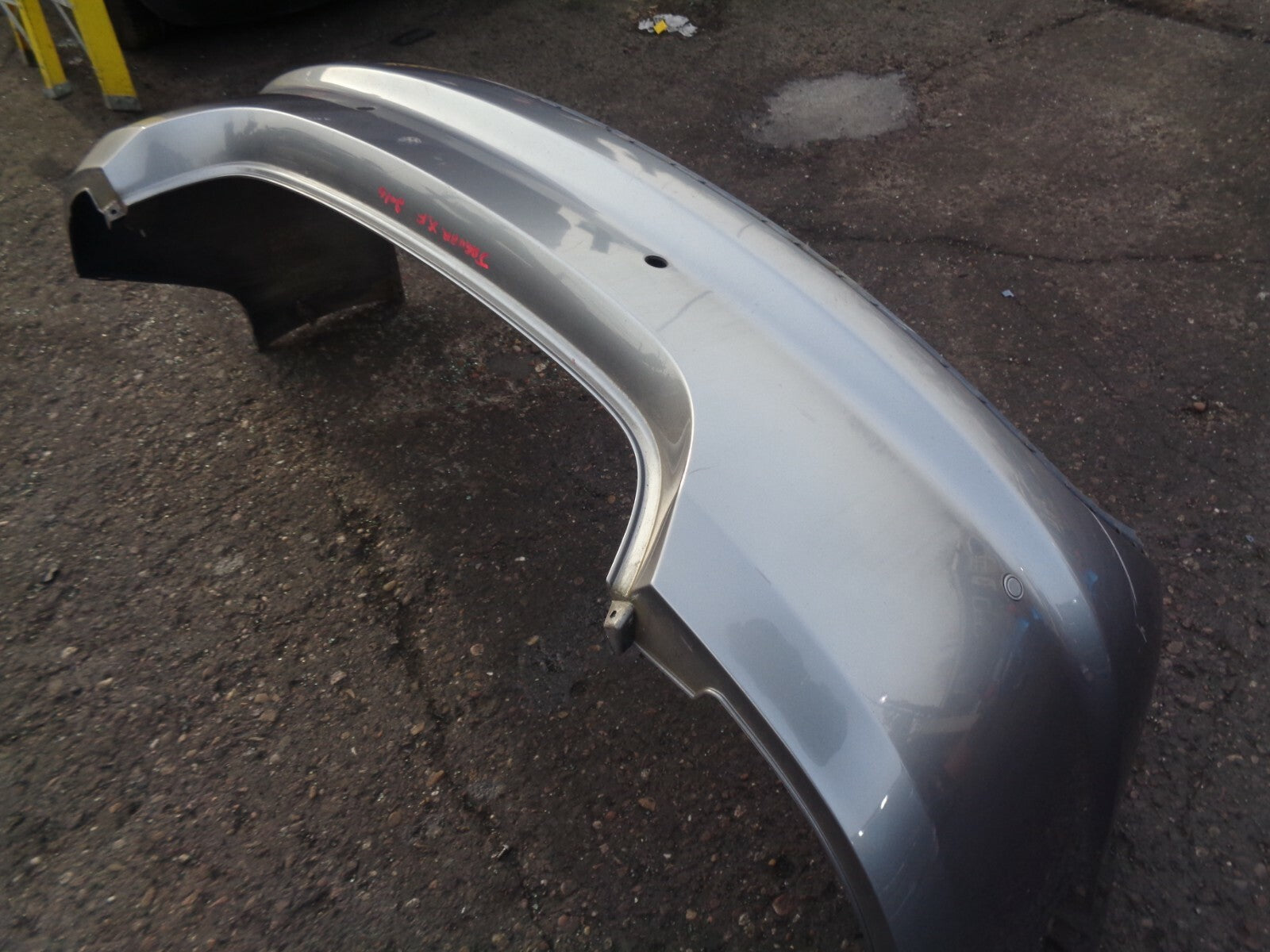 JAGUAR XF 2010 X250 3.0 DIESEL REAR BUMPER GREY